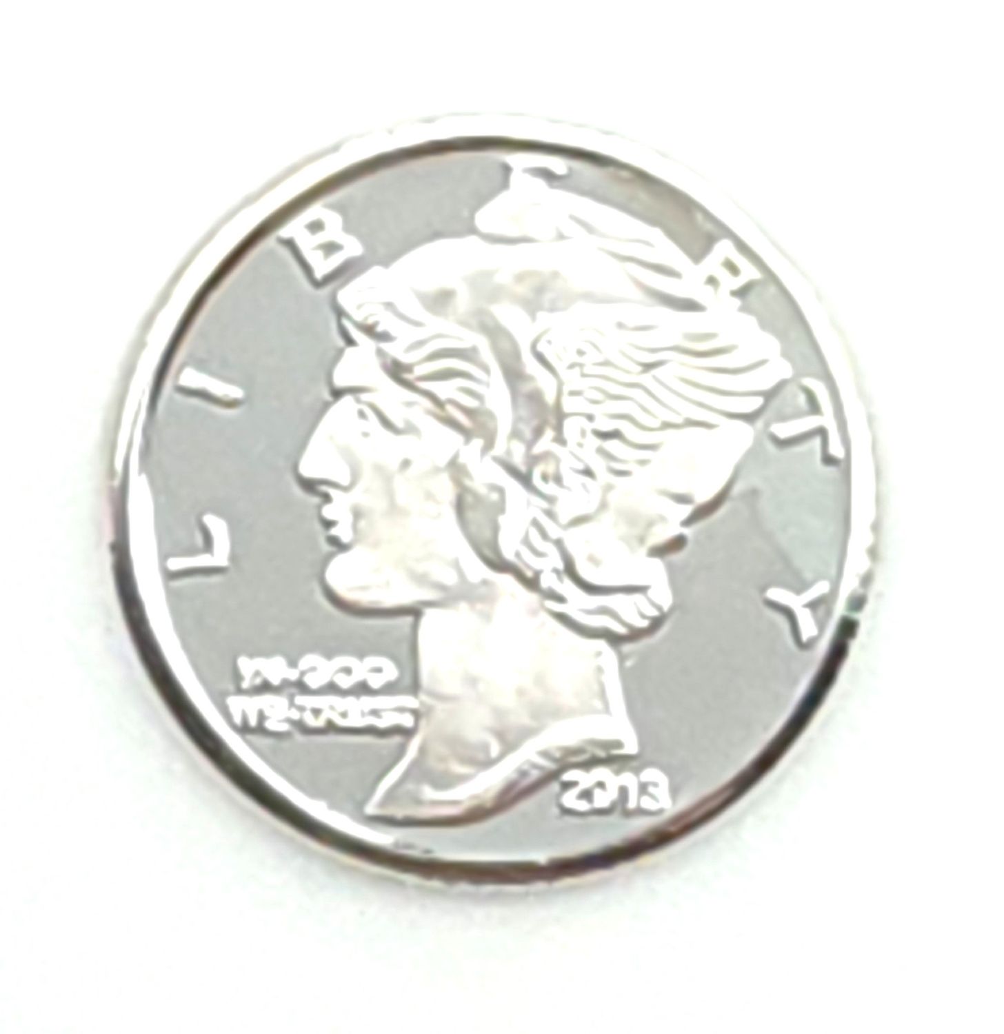 1g Silver Mercury Dime Bullion