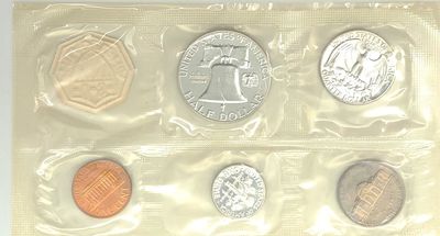 1961 U.S. Proof Set | Original Flat Pack Philadelphia Mint with Card