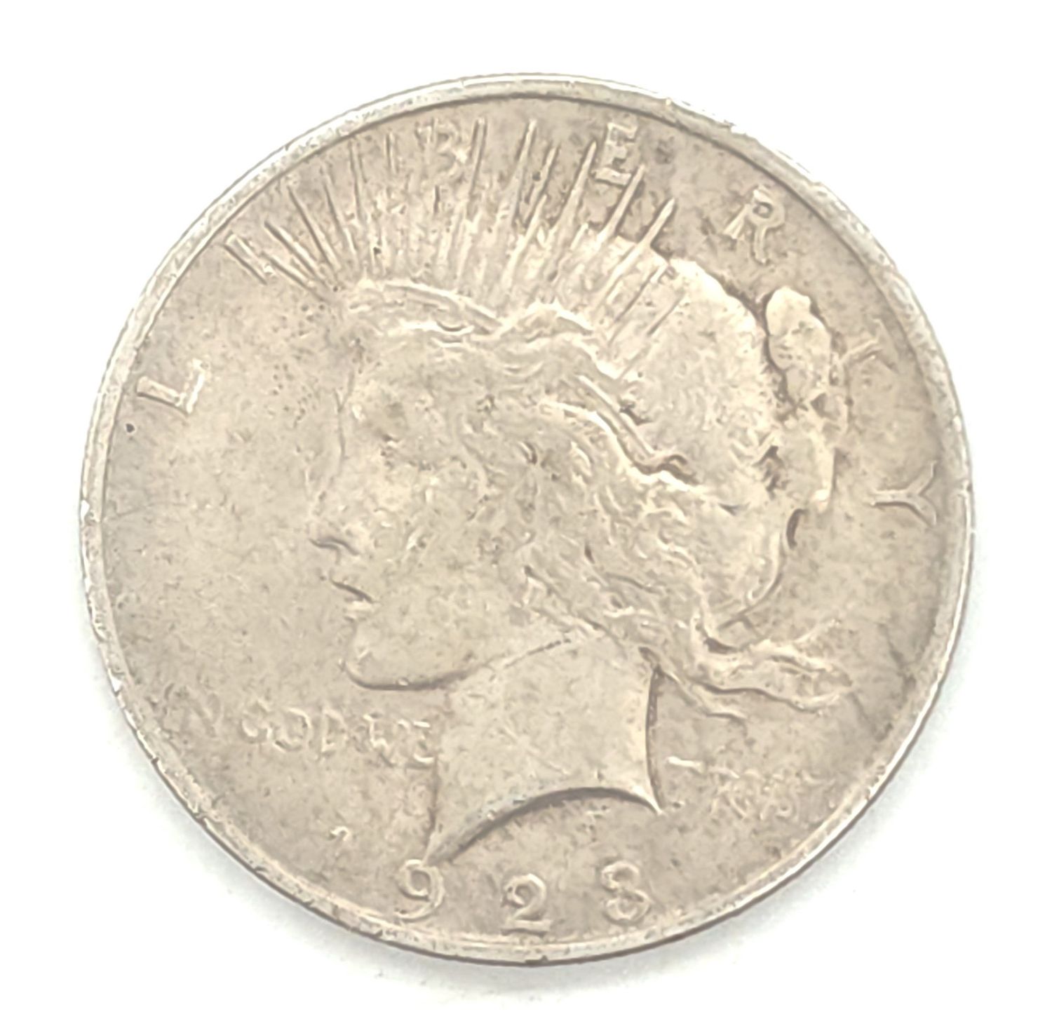 1923 Peace Silver Dollar   ..