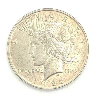 1922 Peace Silver Dollar   ..