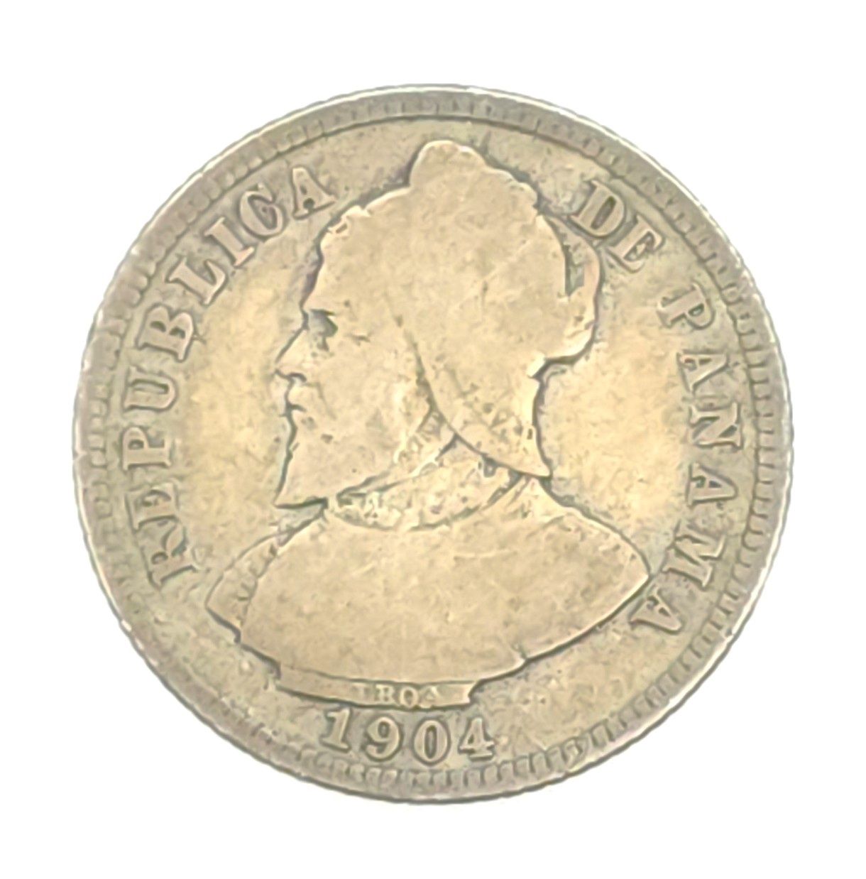 1904 Panama Diez Centesimo