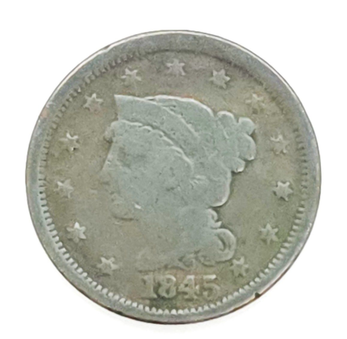 1845 Large Cent.
