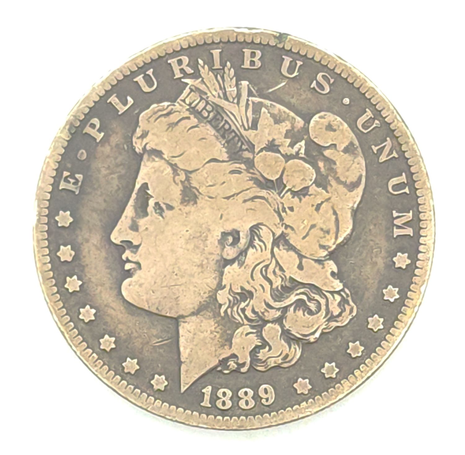 1889-O Morgan Silver Dollar..