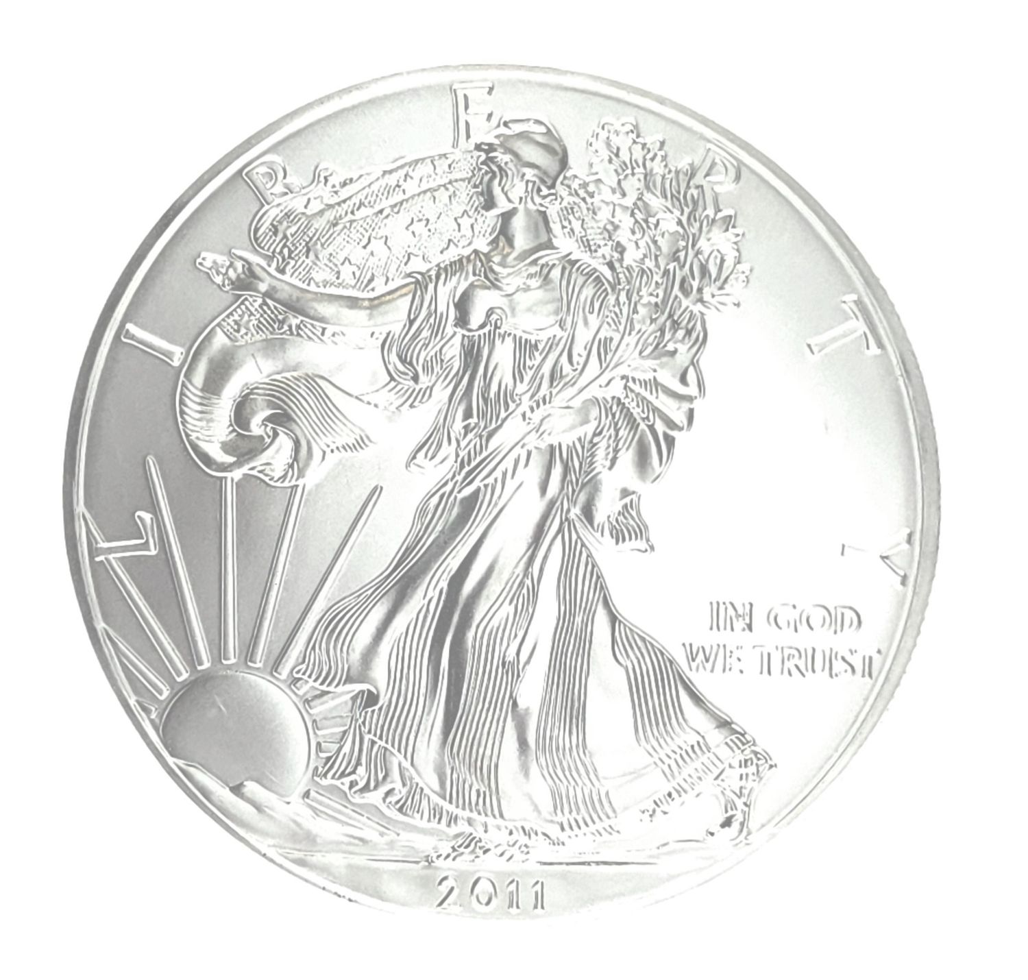 2011 American Silver Eagle .