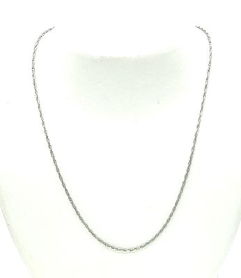 Sterling Silver Necklace Size: 18&quot;