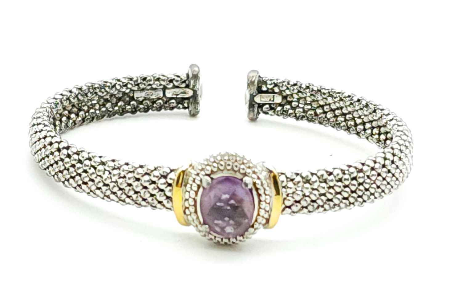 Sterling Silver Purple Topaz Bracelet