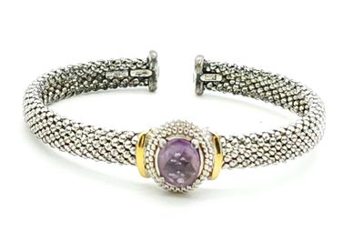 Sterling Silver Purple Topaz Bracelet