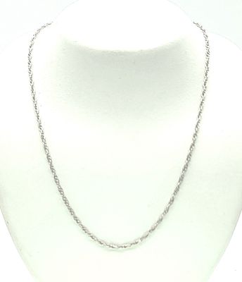 Sterling Silver Necklace Size: 18&quot;.