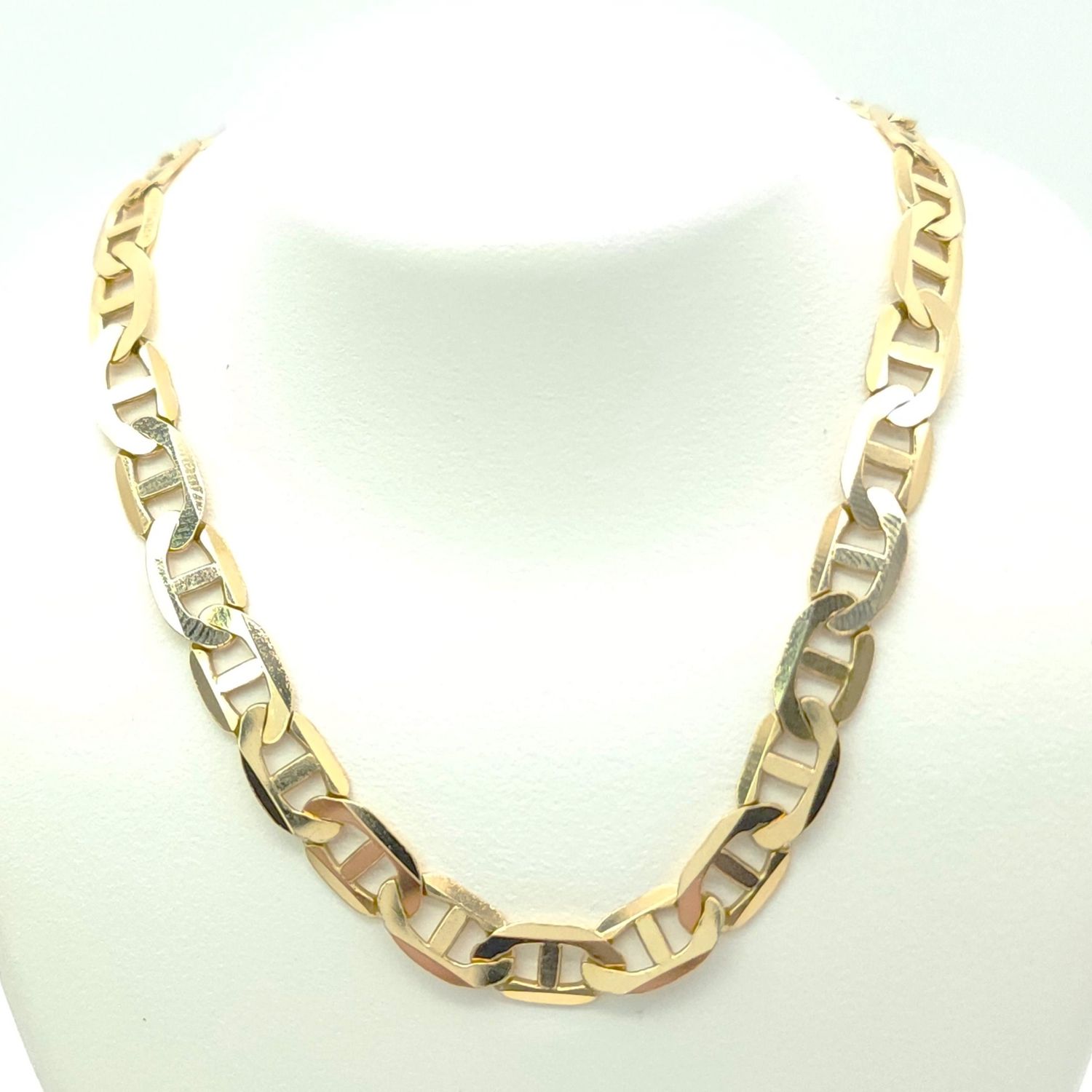 10k Gold Anchor Chain Size: 23&quot;