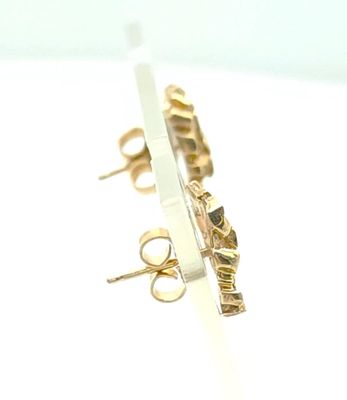 10k Nugget Stud Earrings