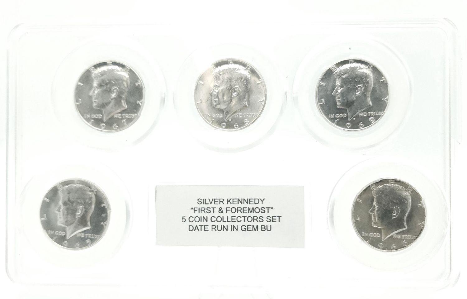 1965-1969 Kennedy Half Dollar Set