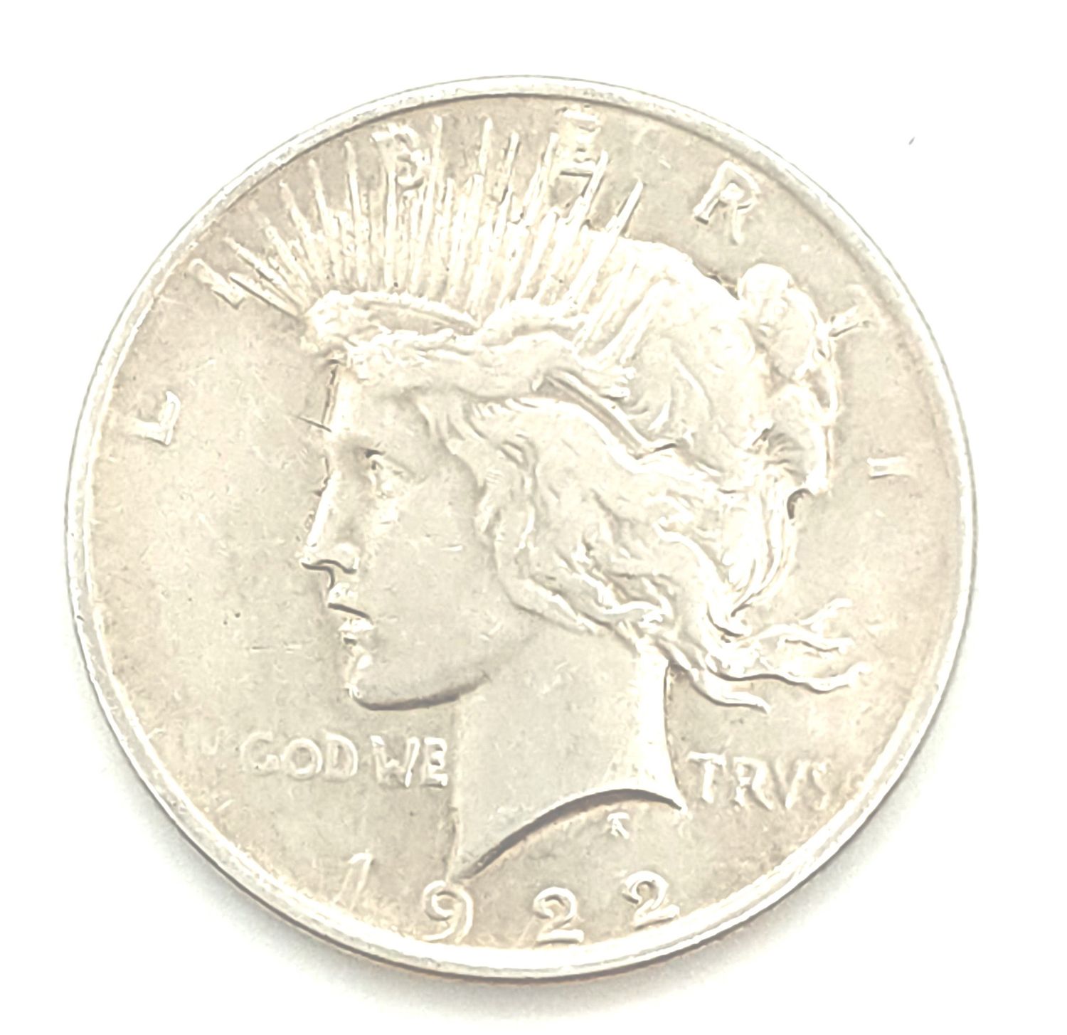 1922 Peace Silver Dollar ..