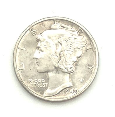 1940 Mercury Dime
