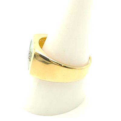 14k Gold &amp; Diamond Ring Size: 10