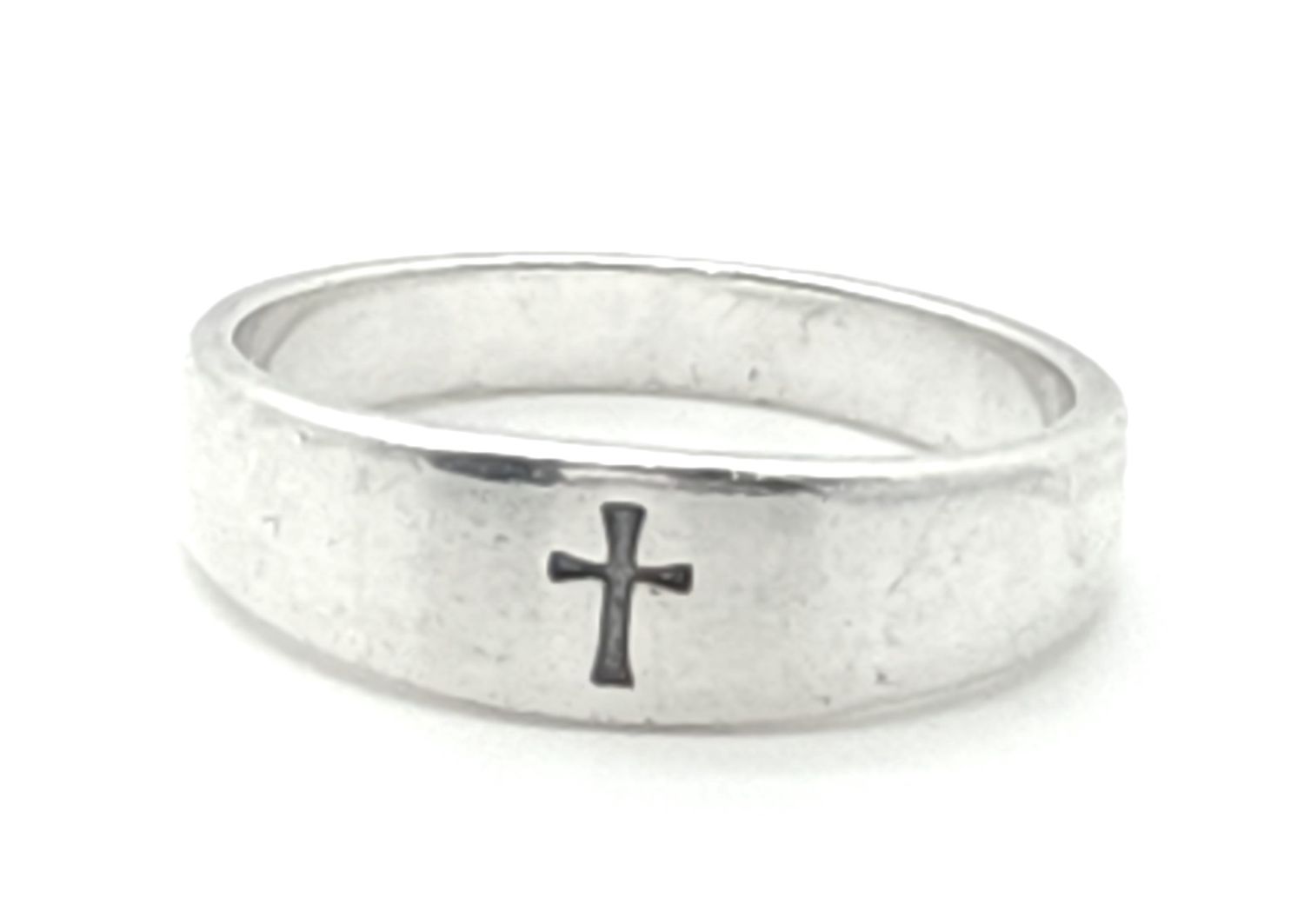 Sterling Silver JA Small Crosslet Ring Size: 7