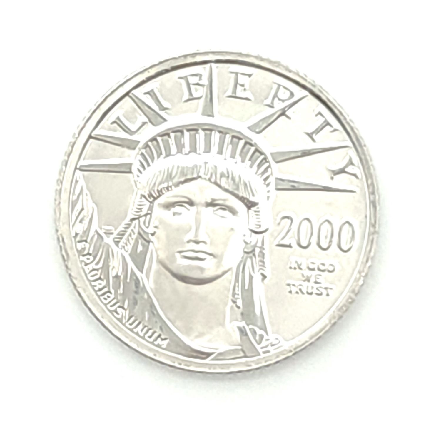 2000 1/10oz USA Platinum Eagle $10 Coin