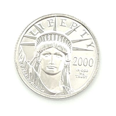 2000 1/10oz USA Platinum Eagle $10 Coin