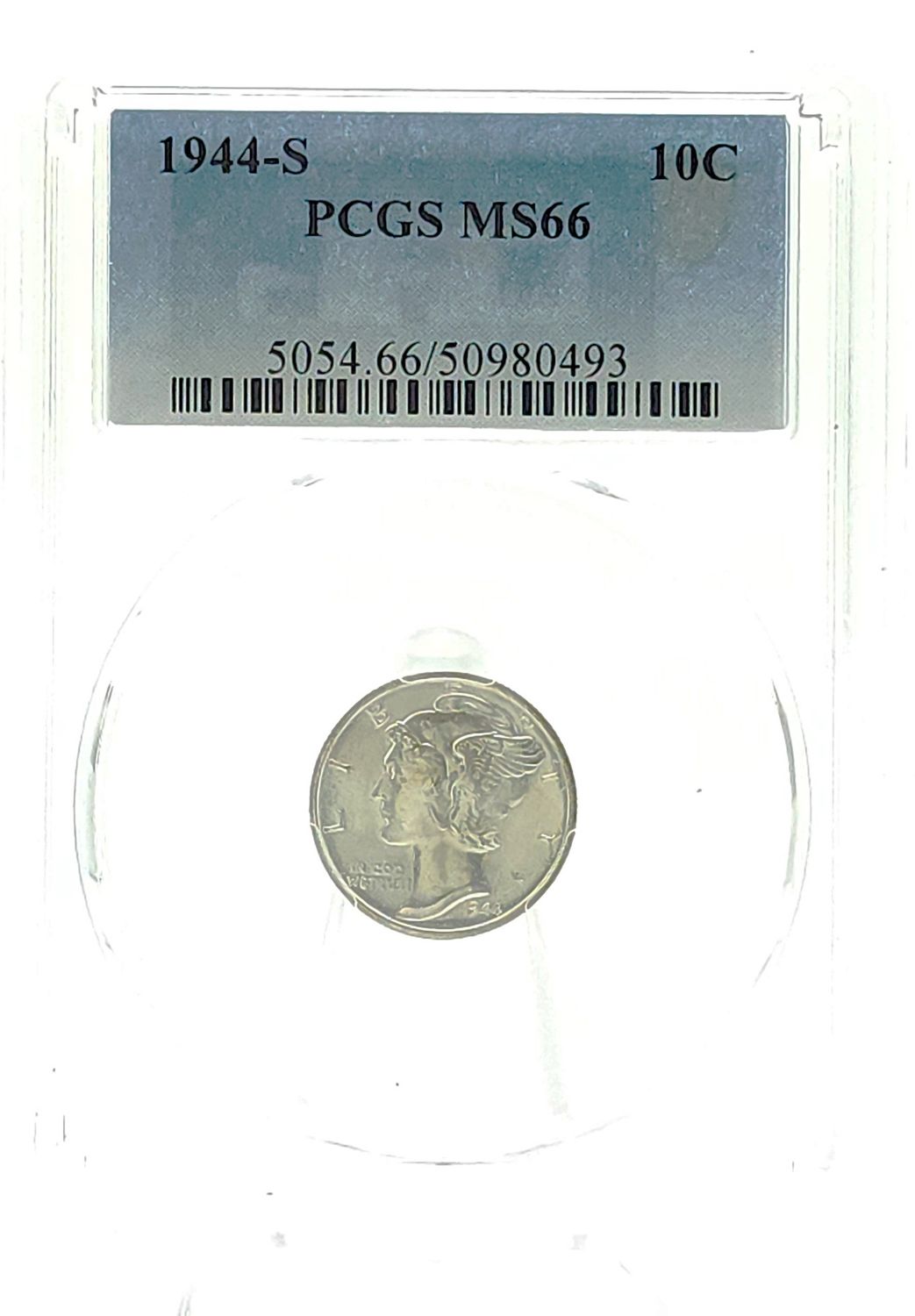 1944-S Mercury Dime PCGS MS66