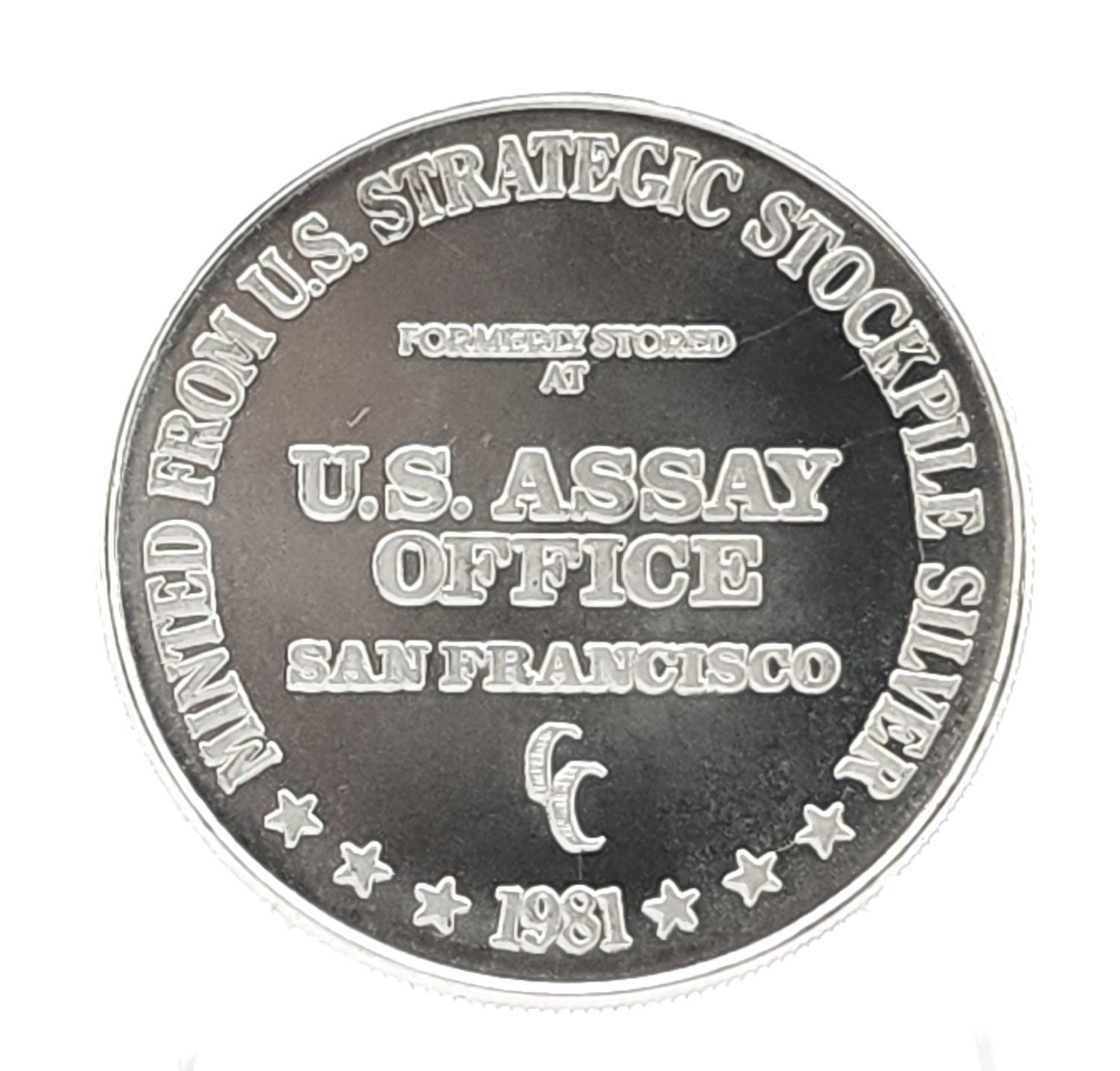 1oz US Assay Office Silver Round