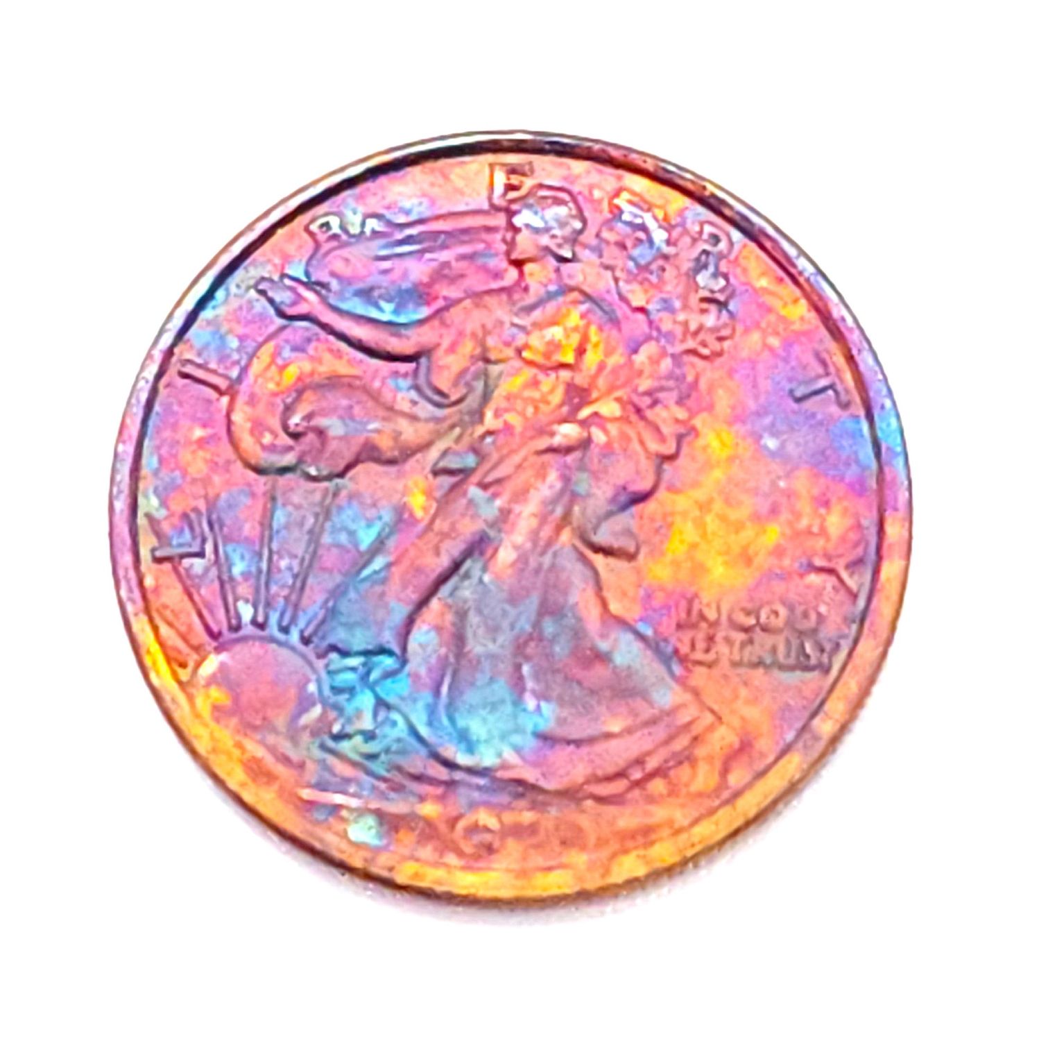 1/10 oz Toned Silver Round