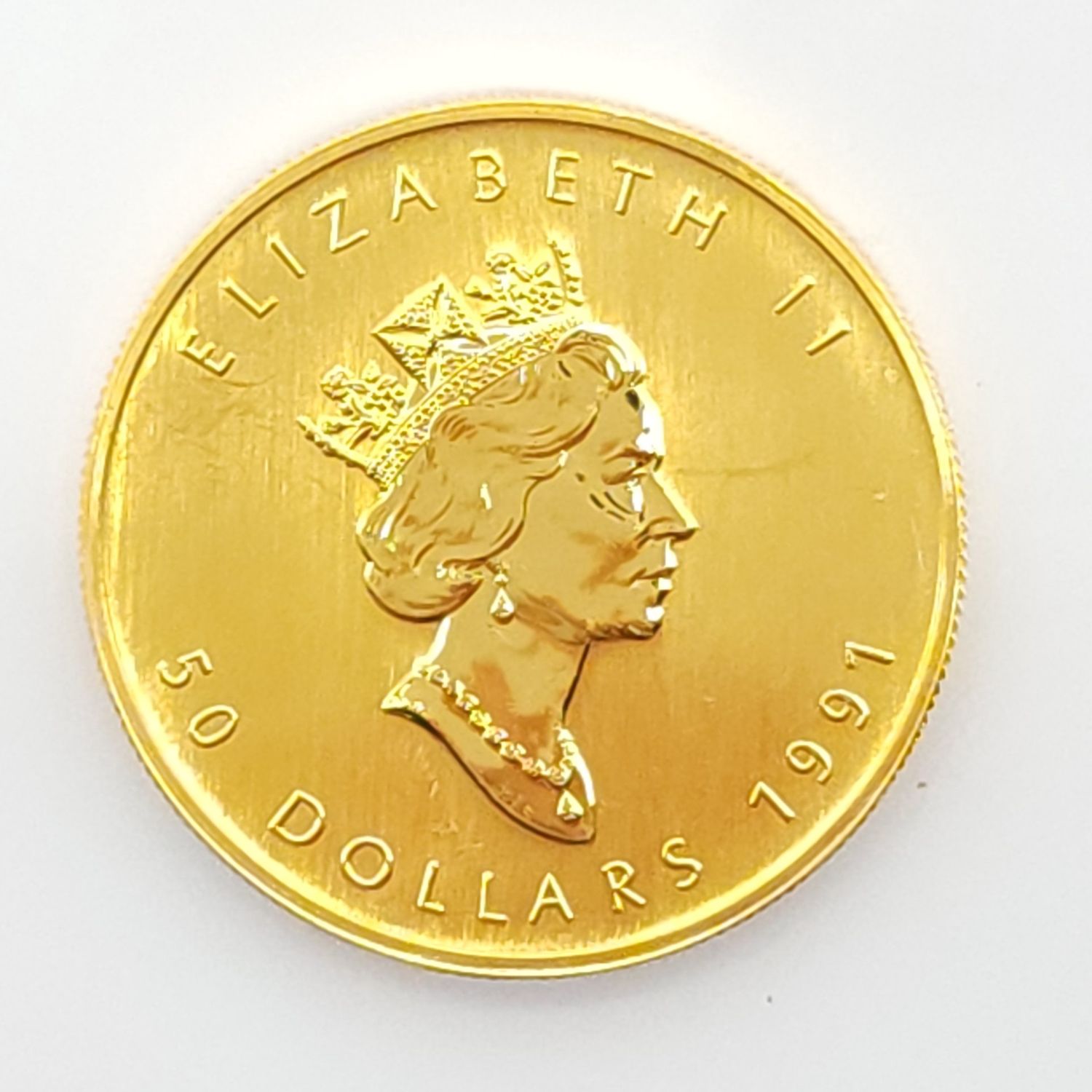 1985 1oz $50 Canadian Gold Maple Coin