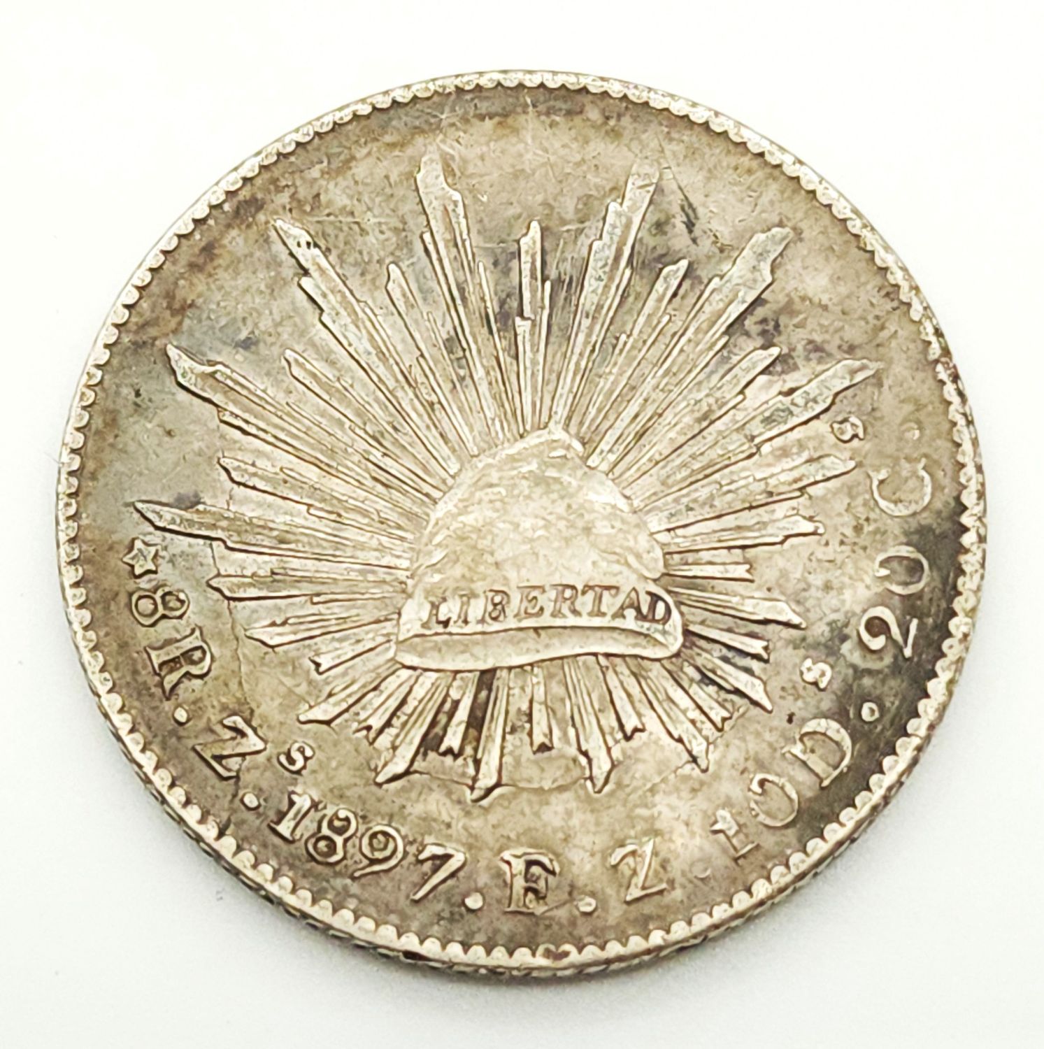1897 Mexico 8 Reals