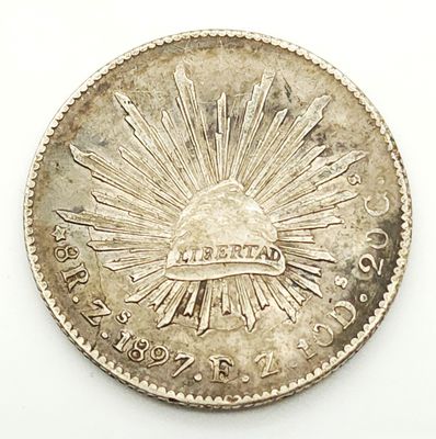 1897 Mexico 8 Reals