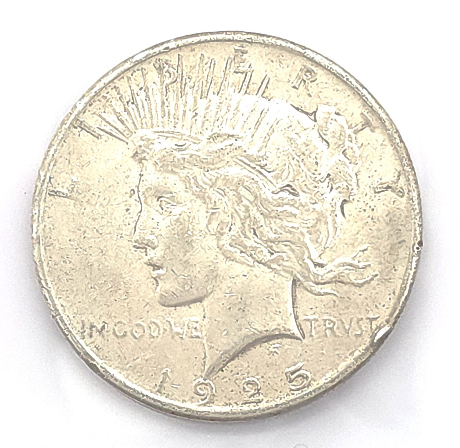 1925 Peace Silver Dollar .