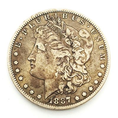 1887-O Morgan Silver Dollar .