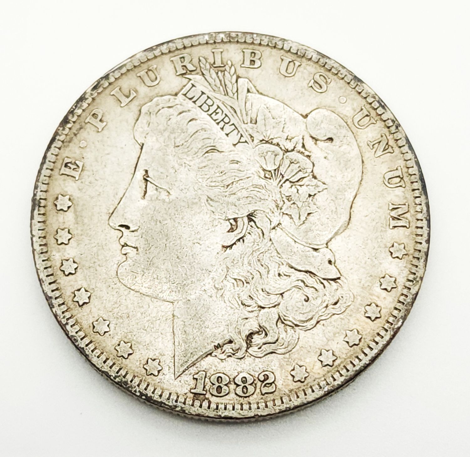 1882-O Morgan Silver Dollar .