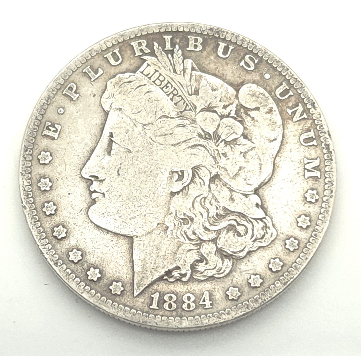 1884-S Morgan Silver Dollar...