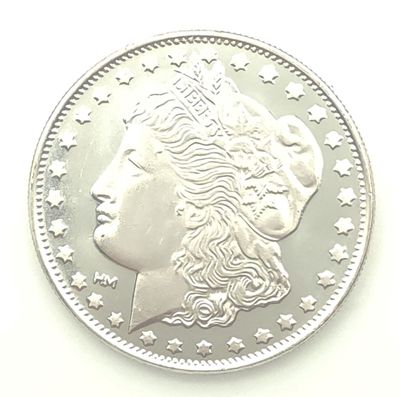 1oz Silver Morgan Design Bullion