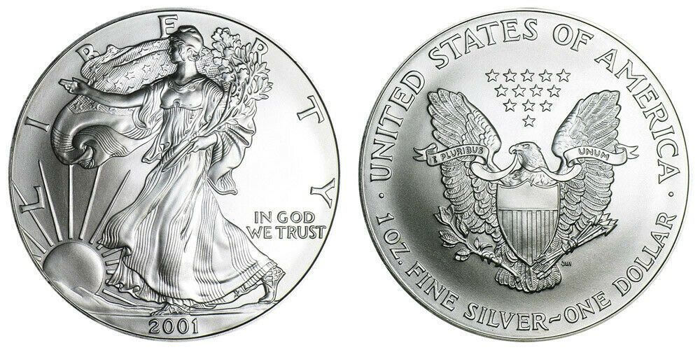 2001 American Silver Eagle-