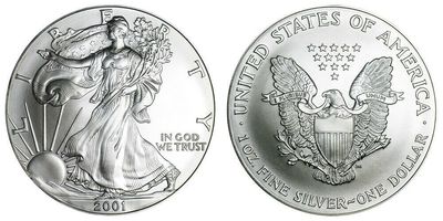 2001 American Silver Eagle-