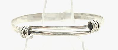 Vintage Sterling Silver Ed Levan Signature Slider Bracelet