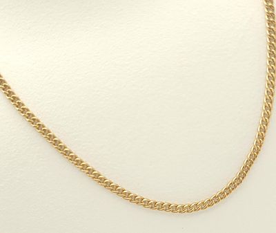14k Curb Necklace Size: 23"