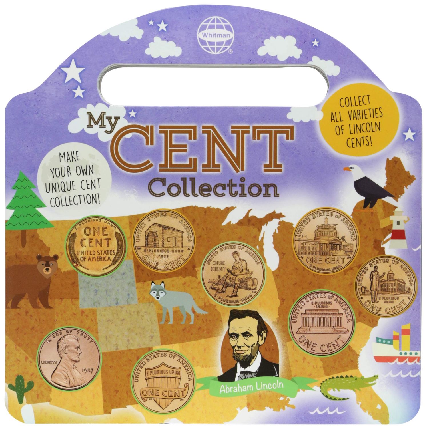 Whitman- Kids My Cent Collection Book