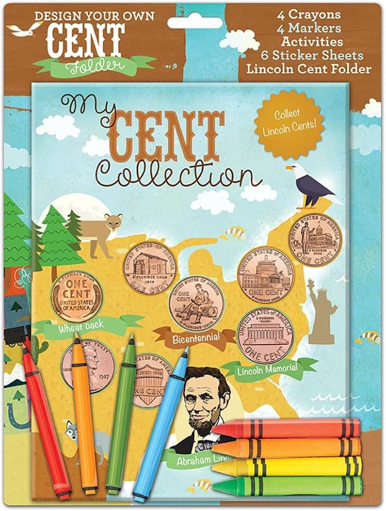 Whitman- Kids My Cent Collection Folder