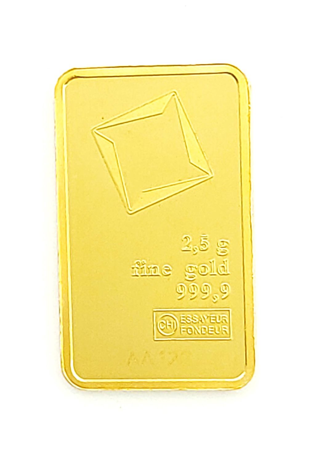 2.5g Valcambi Gold Bar