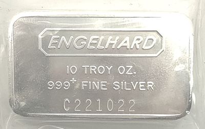 10oz Engelhard Silver Bar