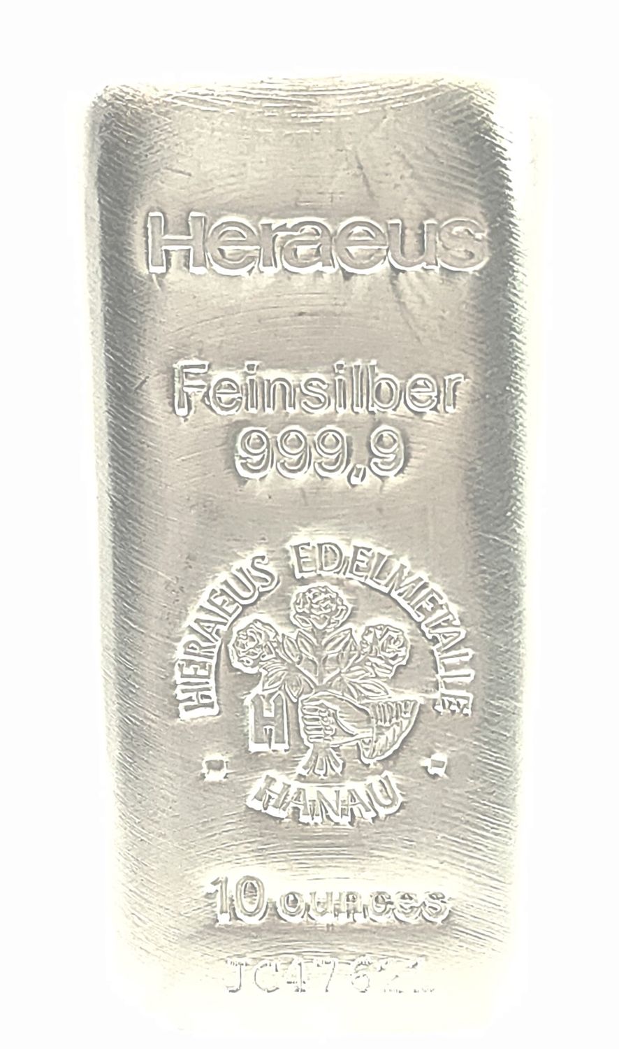 10oz Heraeus Silver Bar
