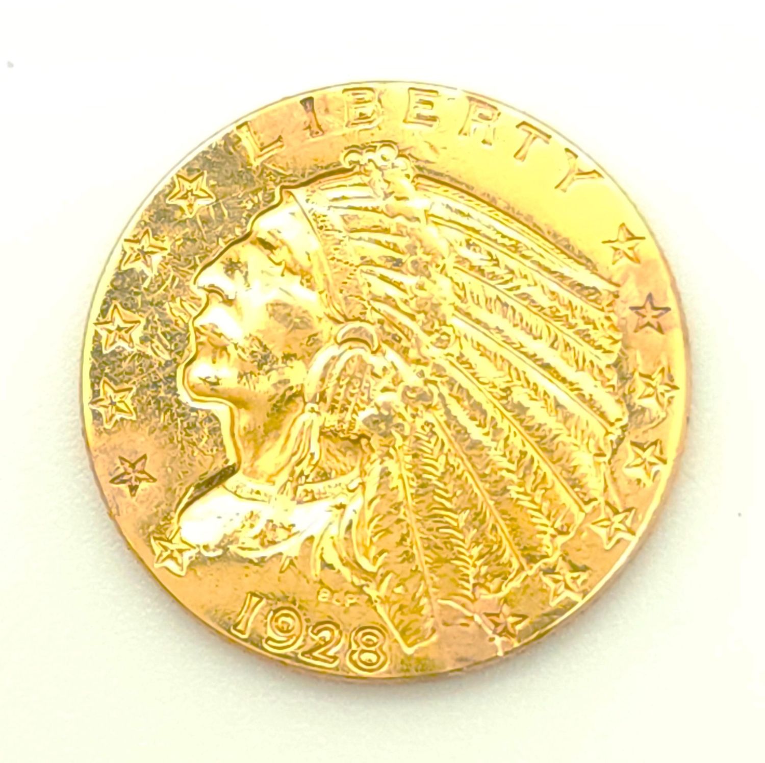 1912 Indian Head $5 Gold Coin