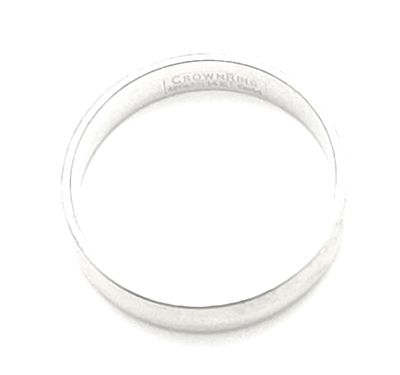 14k White Gold Band Size: 11