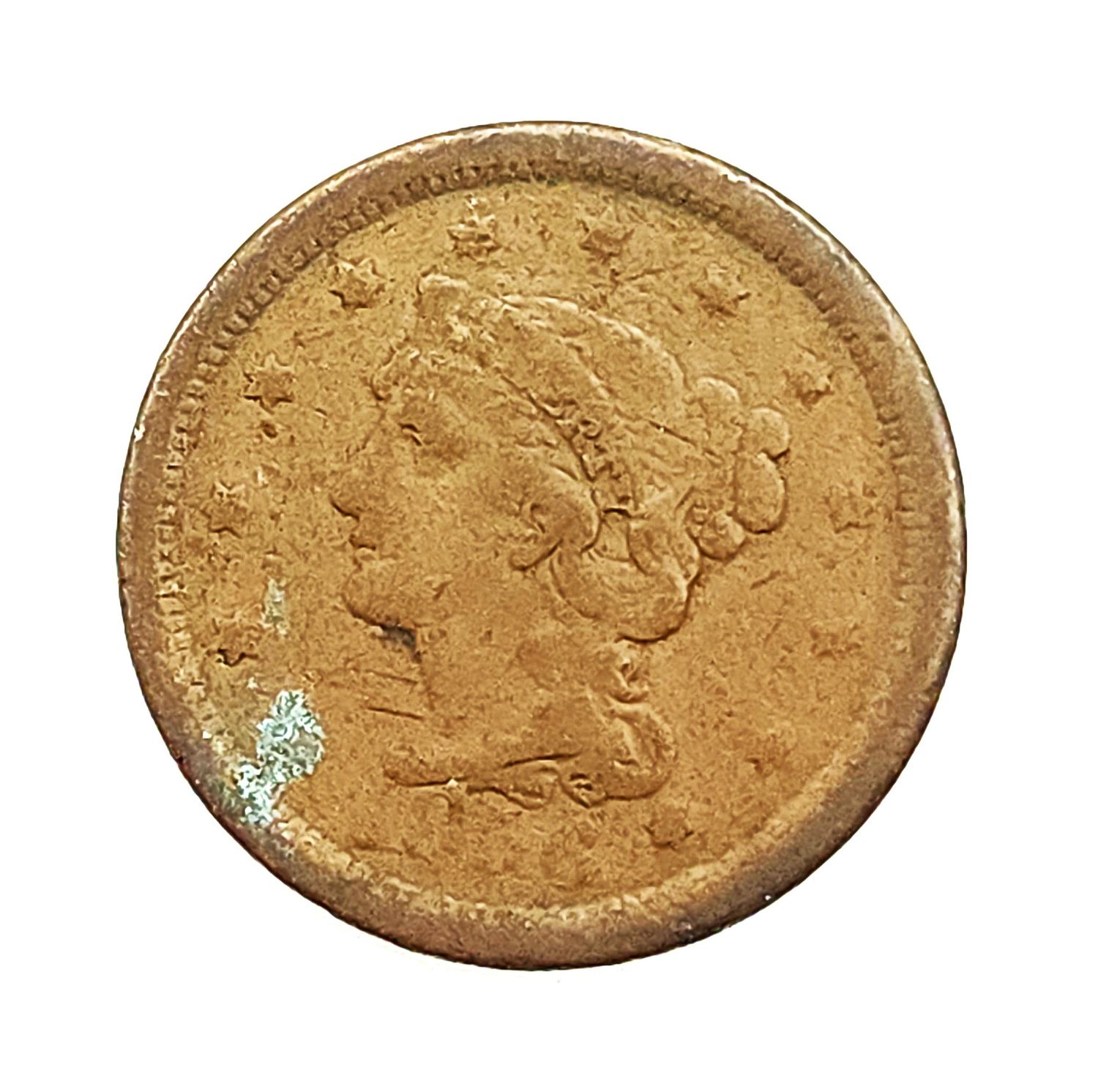 1856 Braided Hair Cent