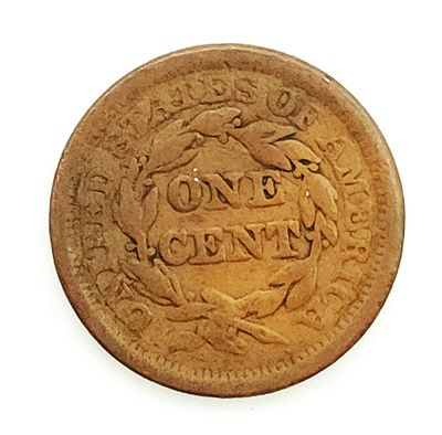 1856 Braided Hair Cent