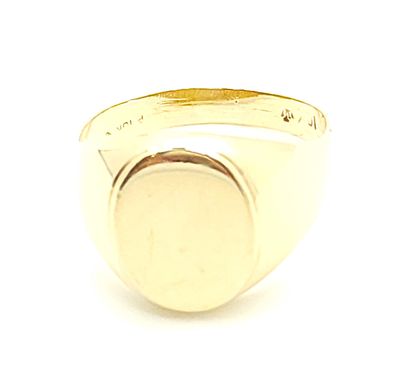 10k Gold Signet Ring Size: 12