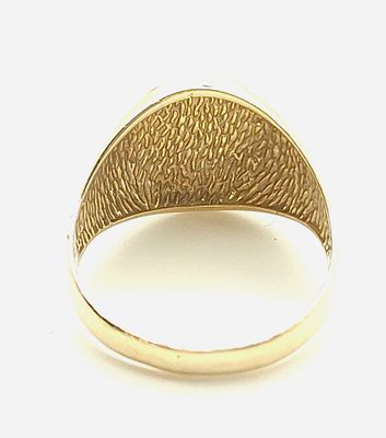 10k Gold Signet Ring Size: 12