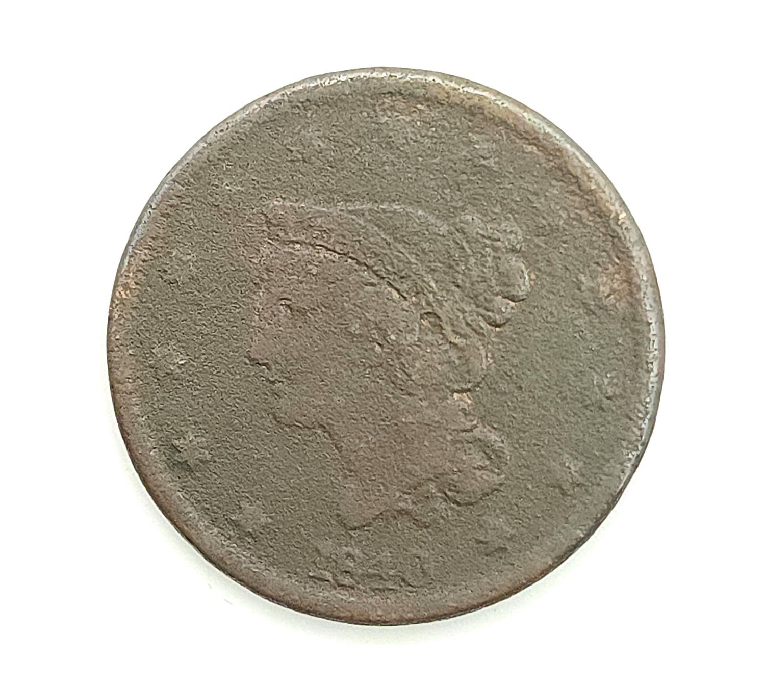 1840 Braided Hair Large Cent