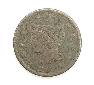 1840 Braided Hair Large Cent