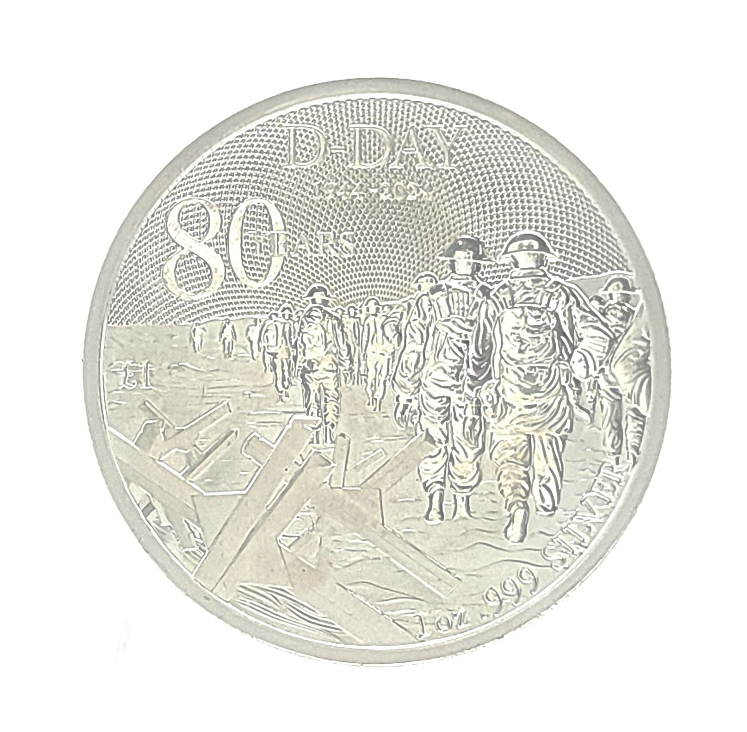 2024 D-Day 80th Anniversary Silver Round